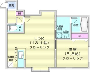 麻生駅 徒歩8分 2階の物件間取画像